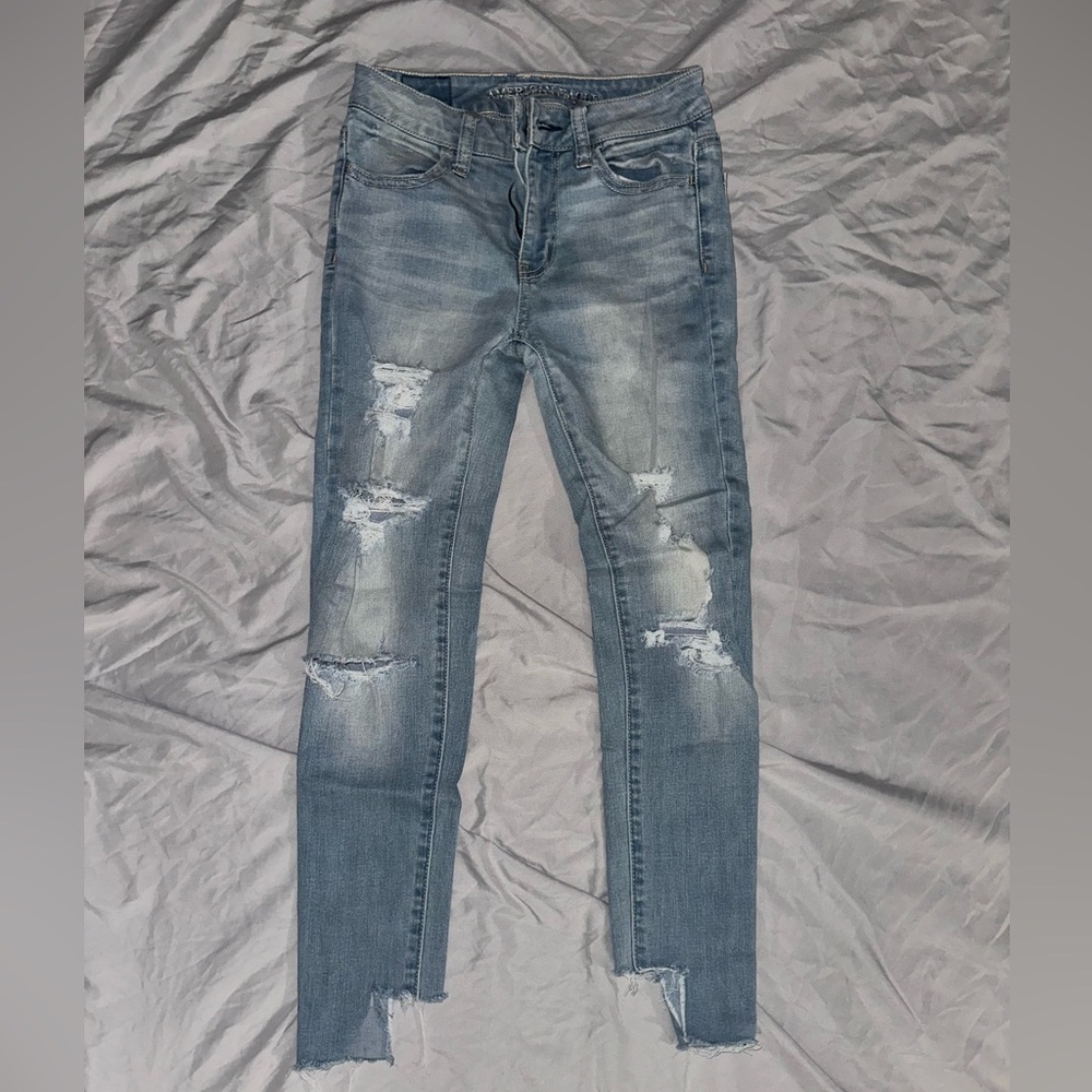 Low ride jeggings